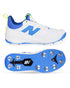 New Balance CK4030 W5 Cricket Shoes - Steel Spikes - White/Blue